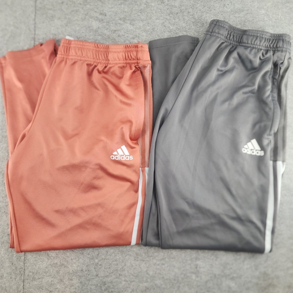 x2 Adidas Mens Tiro Track Pants XL Activewear Training Soccer Aeroready